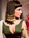 Cleopatra as portrayed by Elizabeth Taylor.