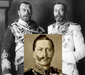 Nicholas, Wilhelm, and George